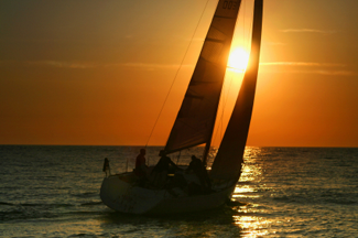 Sailing at Sunset